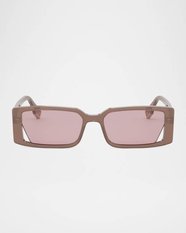 Fendi Way Rectangle Sunglasses